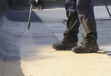 coating systems over Kelowana spray foam roof systems